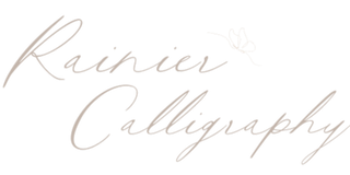 Rainier Calligraphy